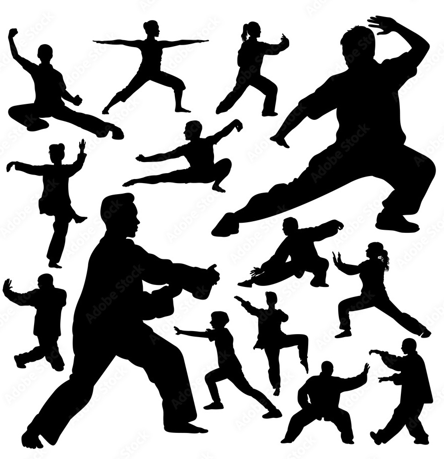 Tai Chi Silhouette Images