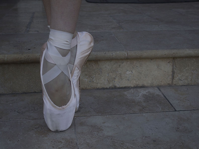 Pointe shoes for ballet