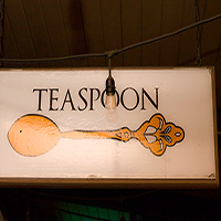 Los Altos Teaspoon sign