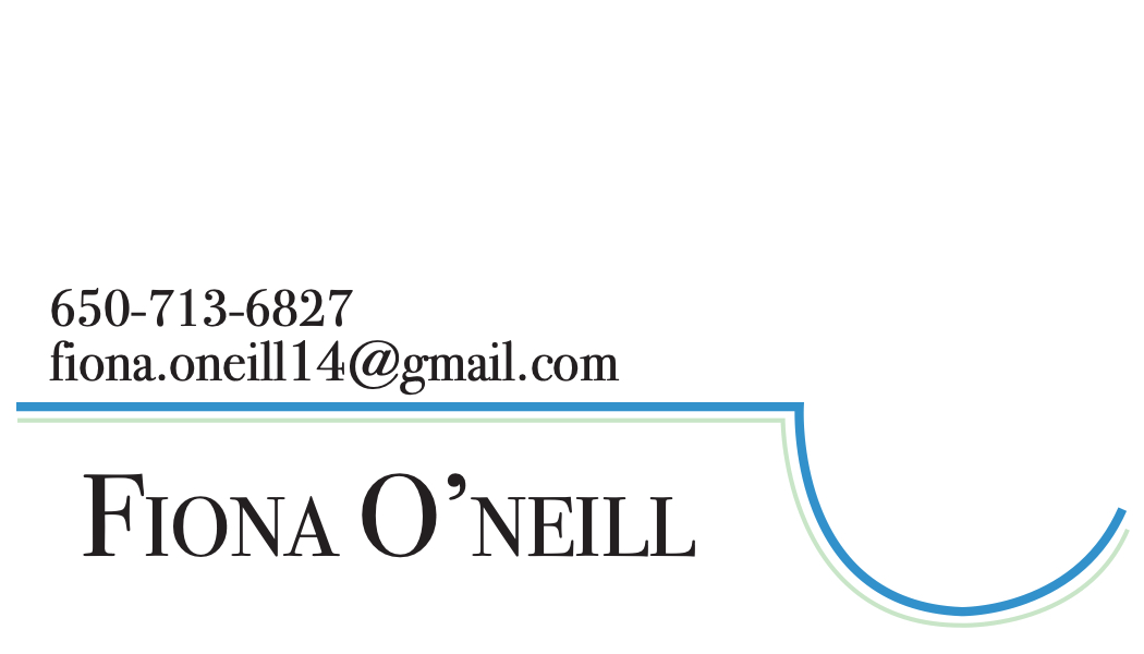 FionaH: Business Card Front