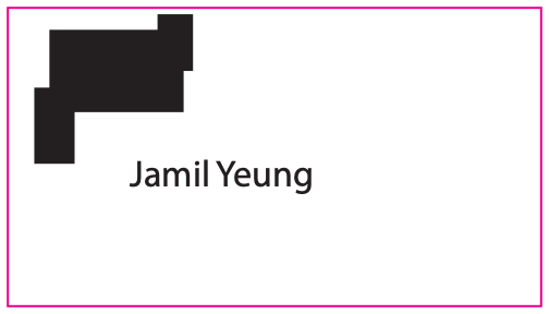 JamilY: Business Card Back