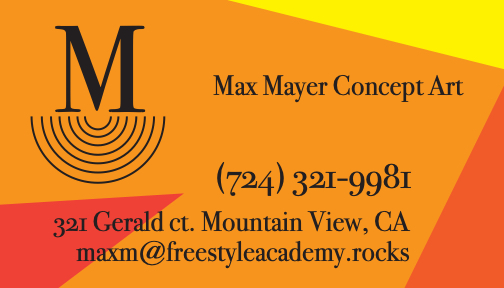MaxM: Business Card Front
