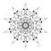 Mandala: A Senior Black and White Mandala Design by Arabella Boljonis
