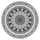 Mandala: A Senior Black and White Mandala Design by Elen Parry