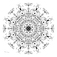 Glass: A Senior Black and White Mandala Design by Ethan Clark