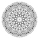 Mandala Essence: A Senior Black and White Mandala Design by Jessica Angeles