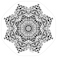 Inkblot Mania: A Senior Black and White Mandala Design by Madi Gubser