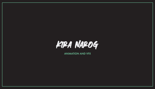 Narog, Kira: Business Card Front