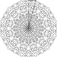 Untitled: A Senior Black and White Mandala Design by Arsh Merchant