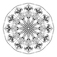 Fluidity: A Senior Black and White Mandala Design by Emma Tei