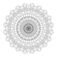 Enid: A Senior Black and White Mandala Design by Karla Oregon