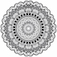 Untitled: A Senior Black and White Mandala Design by Midori Oxford