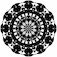 Elliptic Paradox: A Senior Black and White Mandala Design by Nicky Krammer