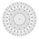 Chaotic Disarray: A Senior Black and White Mandala Design by Hannah Kitamura