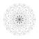 Moonlit Hour: A Senior Black and White Mandala Design by Leanna Chun