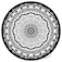 Melting Down: A Senior Black and White Mandala Design by Pedro Juarez