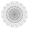 Untitled: A Senior Black and White Mandala Design by Vamp Zimmerman