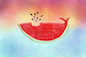 Whah-the-melon: A Senior Digital Watercolor Painting  by Carly Watson