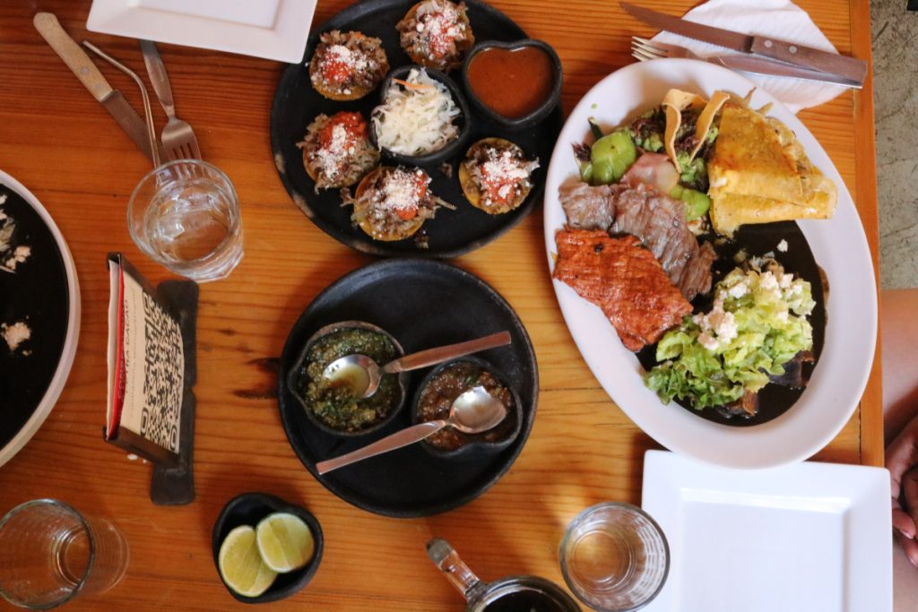 A menagerie of Mexican food