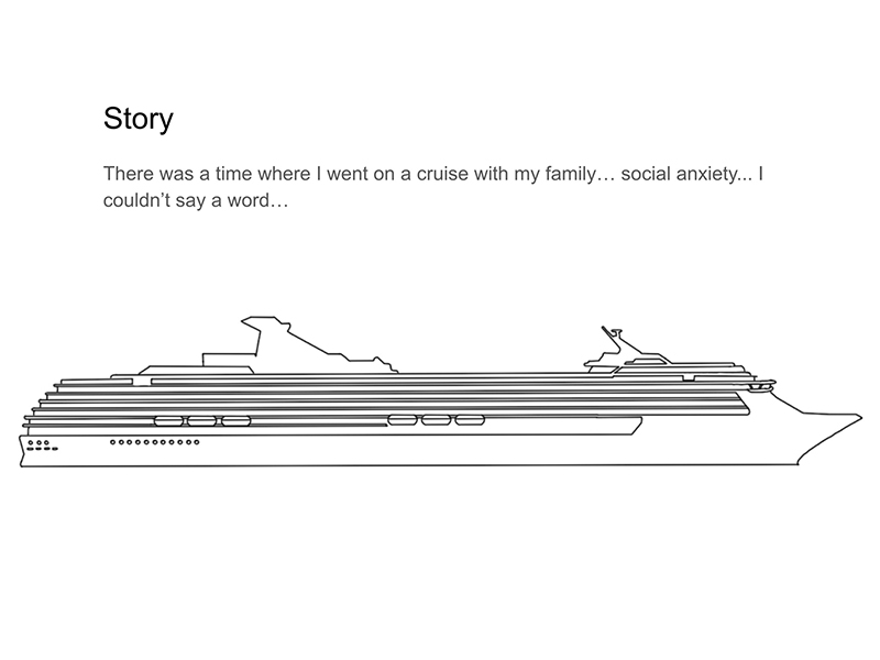 Visual for the story about social anxiety