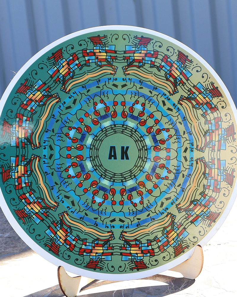 Sublimation Printed color mandala