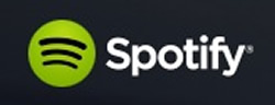 Logo for the website "Spotify Web Player". Click to redirect to website.
