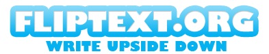 Logo for the website "Flip Text". Click to redirect to website.