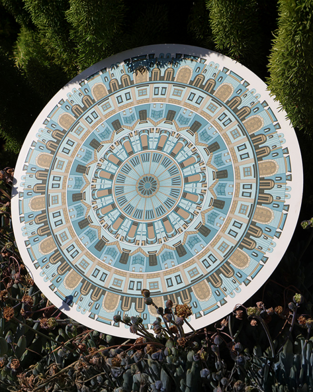 Sublimation Printed Mandala