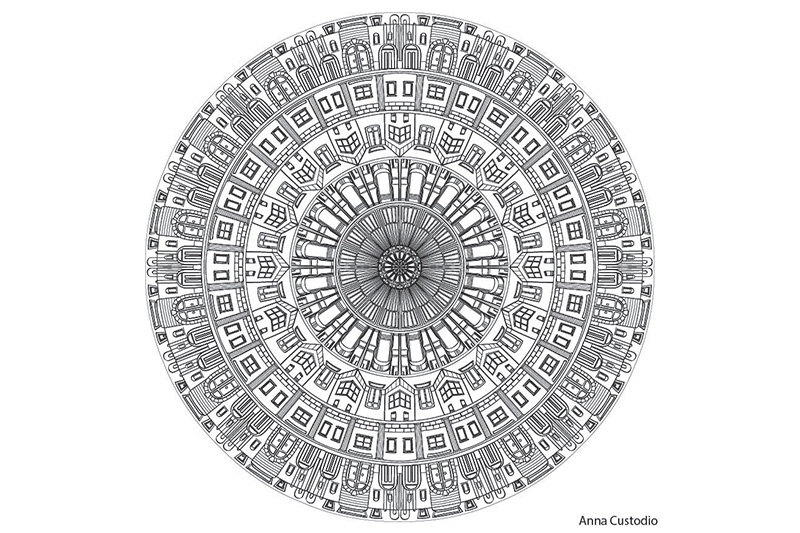 Black and White Mandala