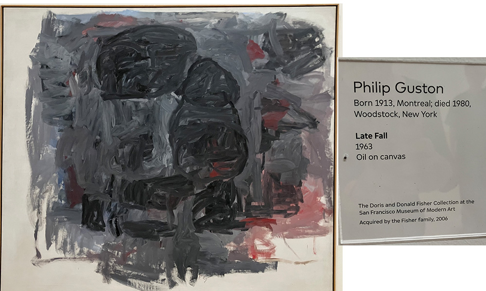 Late Fall by Philip Guston