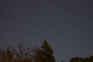 long exposure photo taken at night of the stars