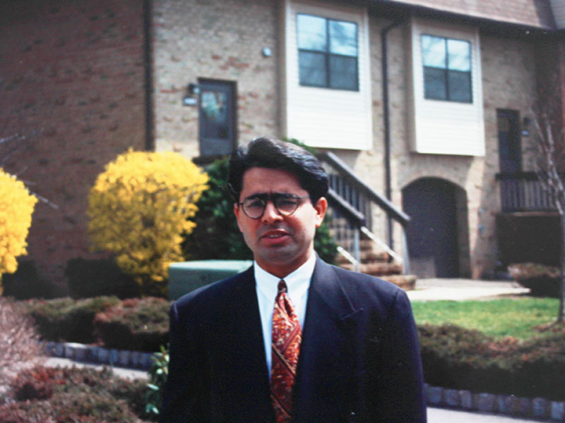Sandeep starting his job at Harvard University (1994)