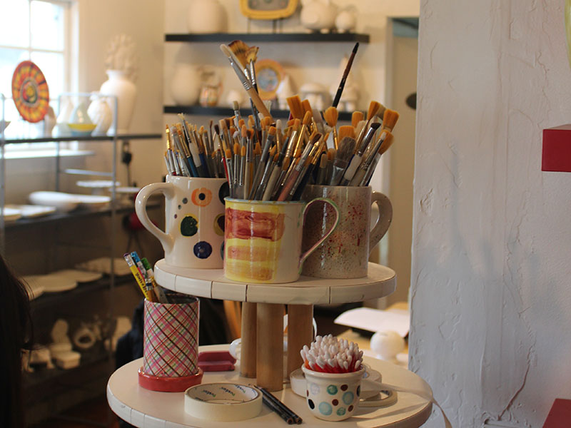 all the paintbrushes you can use