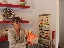 Lisa explaining to me and my friends how to paint the pottery