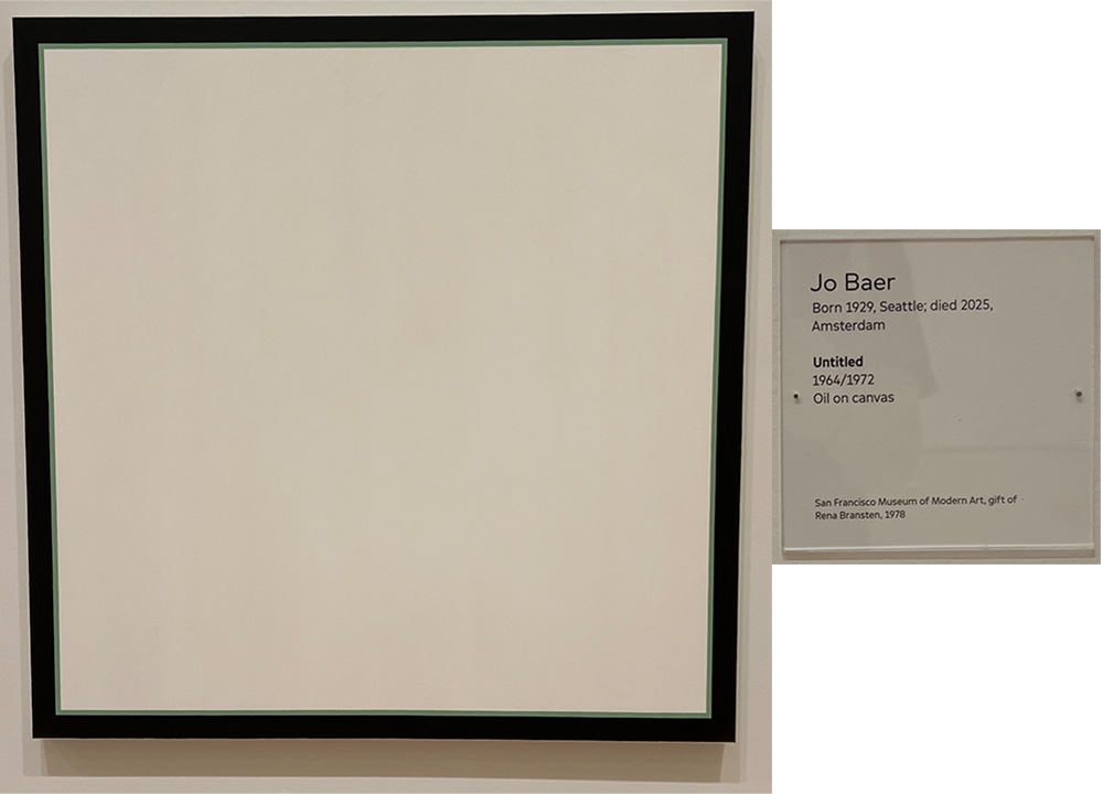 Untitled by Jo Baer