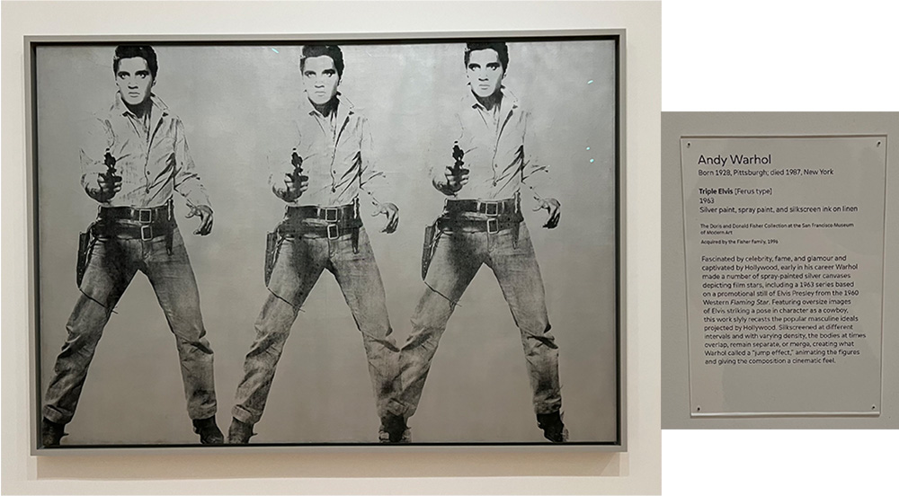 Triple Elvis by Andy Warhol