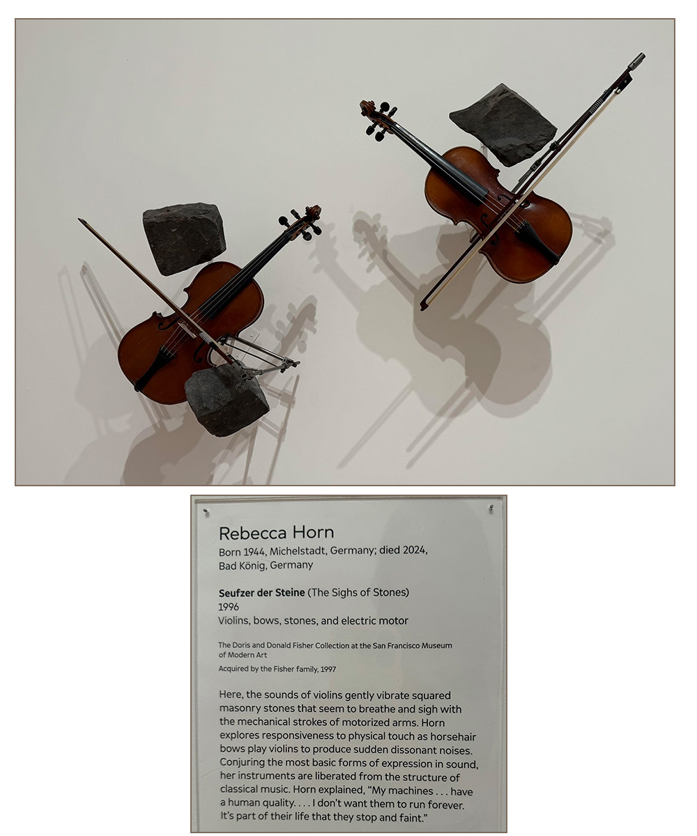 Seufzer de Steine by Rebecca Horn