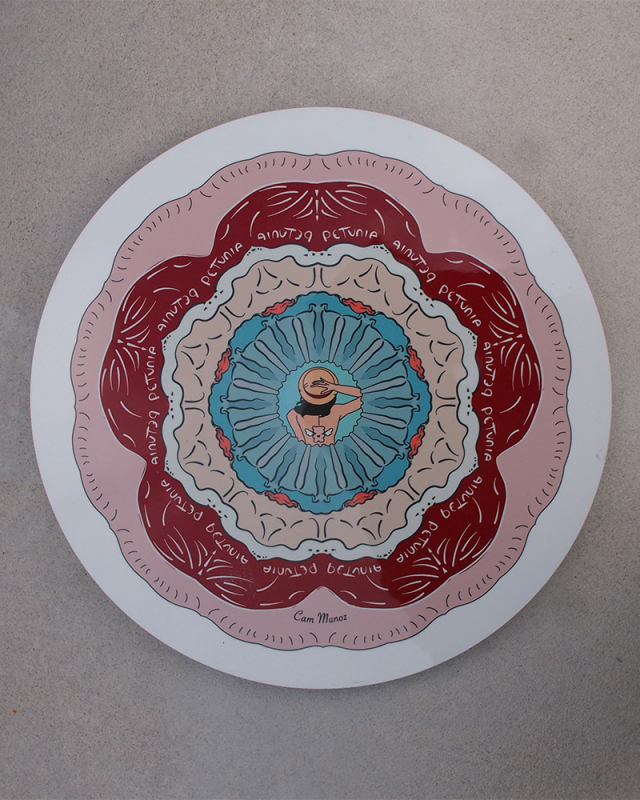Sublimated Printed Colored Mandala