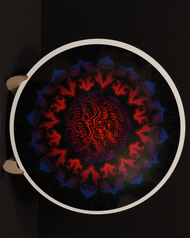 Sublimation Printed Colored Mandala