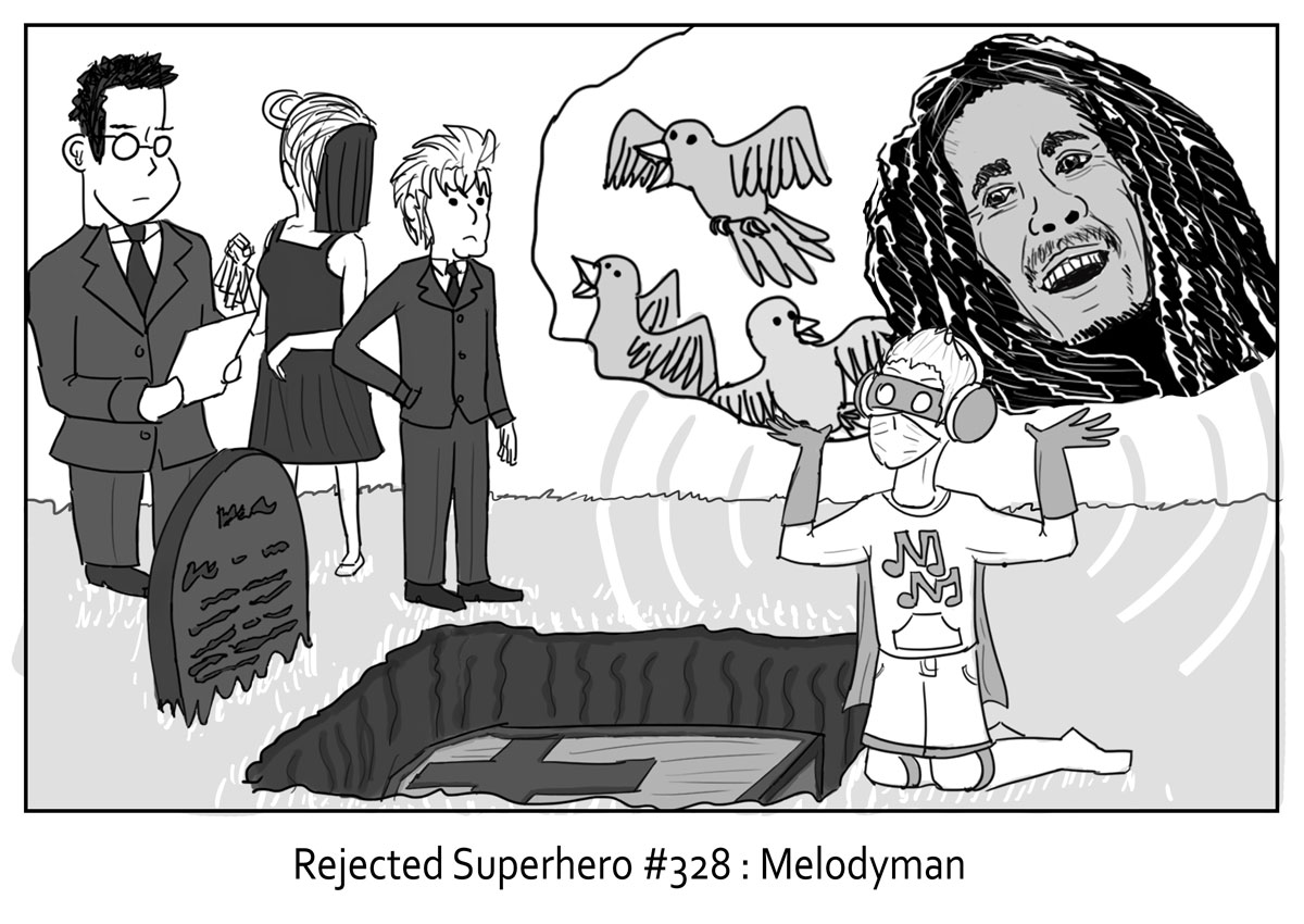 comic depicting melodyman