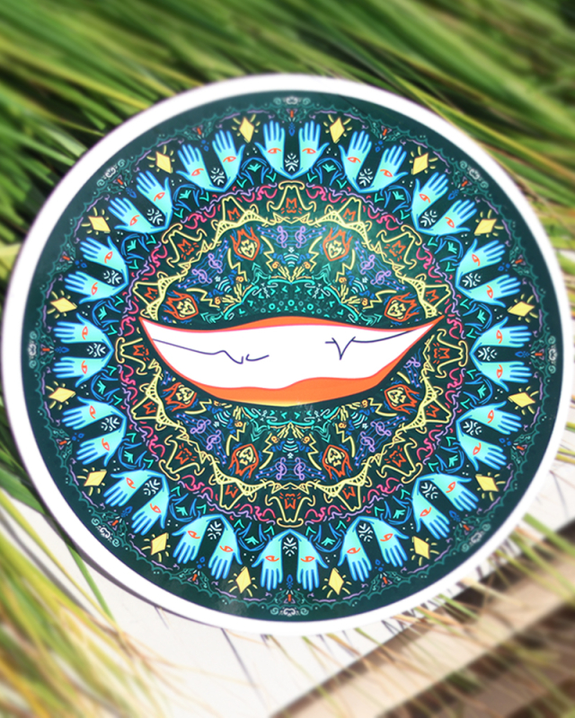 Printed Colored Mandala