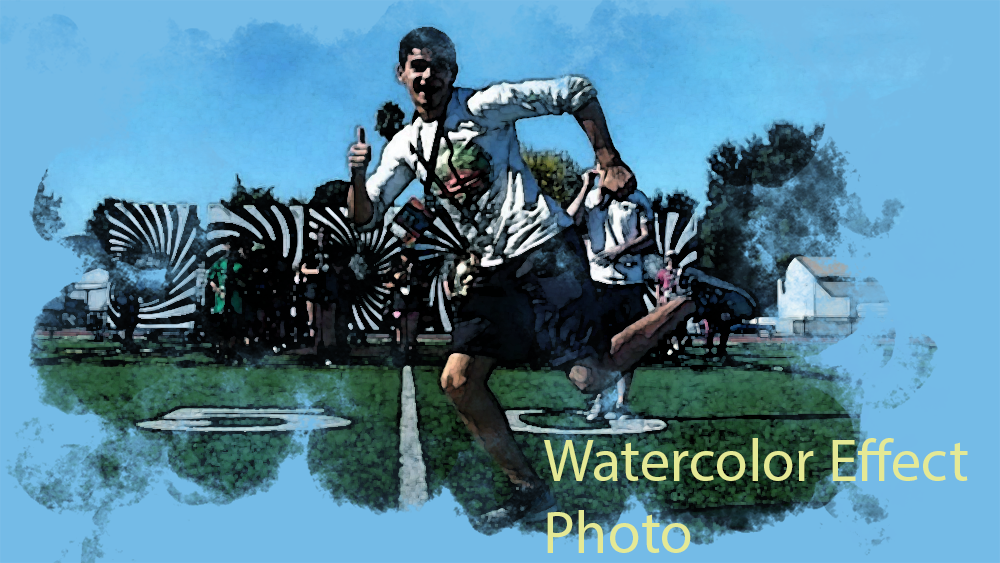 Watercolor image of Marching Band