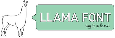 Logo of llamafont.com