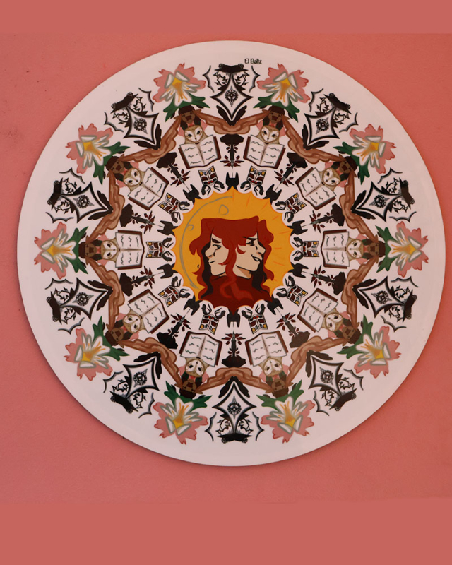 Sublimation Printed Colored Mandala