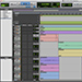 Music editing through ProTools.