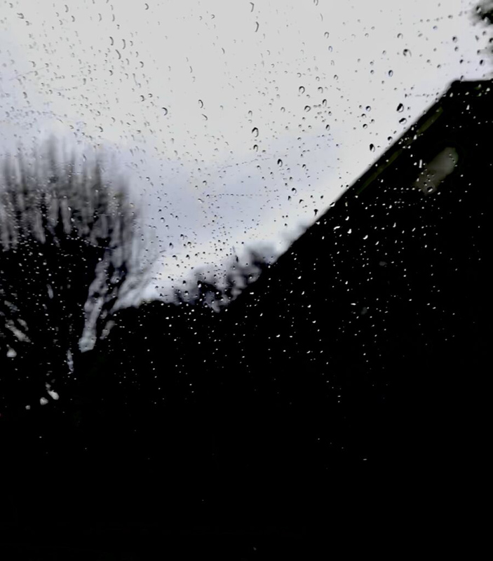 This week's photo challenge was to show one of the seven deadly sins through a picture, and I chose this picture of the raindrops reflecting light on a car window. 