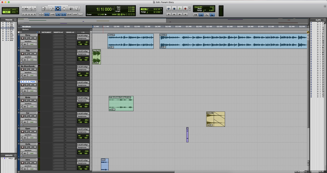 This is a Pro Tools Screenshot