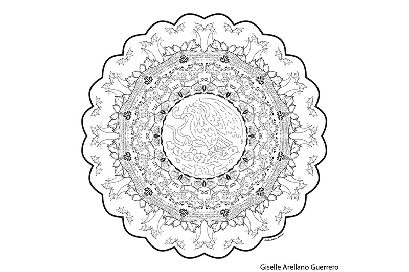 Black and White Mandala