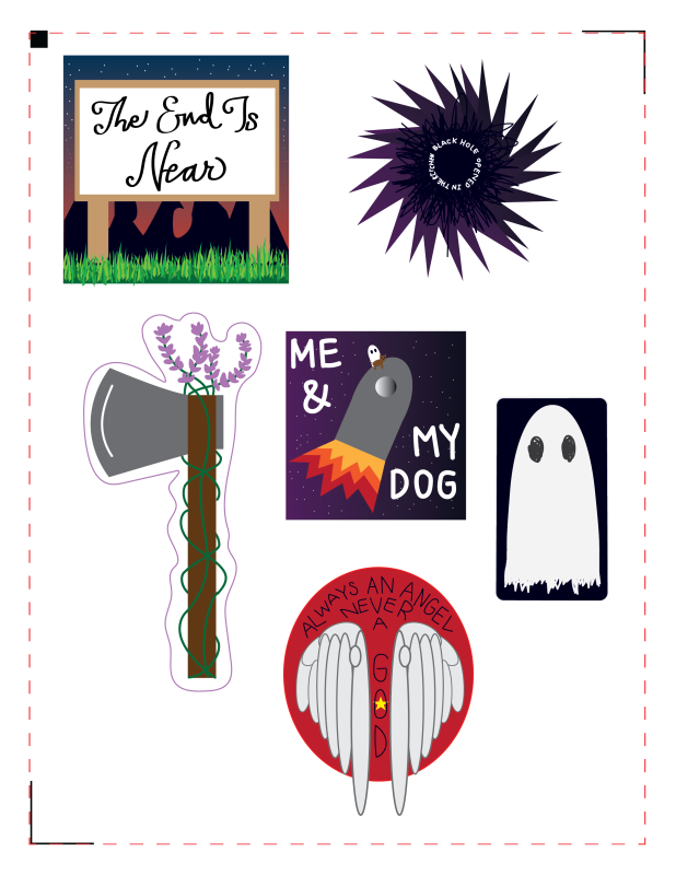 Illustrator png for stickers