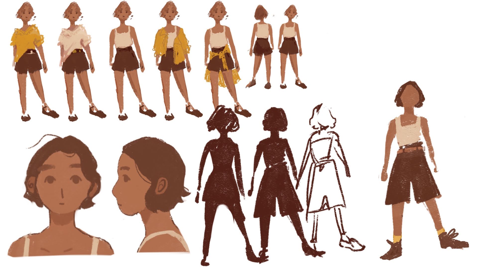 Scrapped character designs